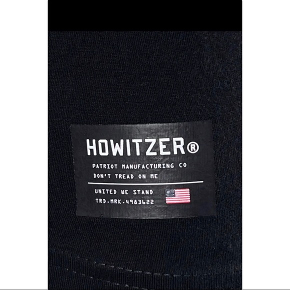 Howitzer Maglietta Uomo DTOM Military Grunt MFG - Premium Fit 30/1 - Inchiostri Ad Acqua - Grigio